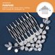 thumbnail image 4 of FENGGUIQU Accesorio Para Plateado Con Circonitas Ideal Para Novias En Bodas, 4 of 6