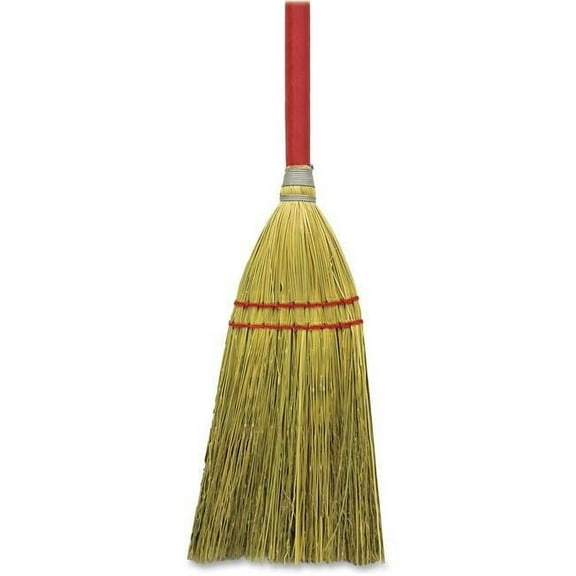 Genuine Joe  Toy Corn Fiber Broom - Natural