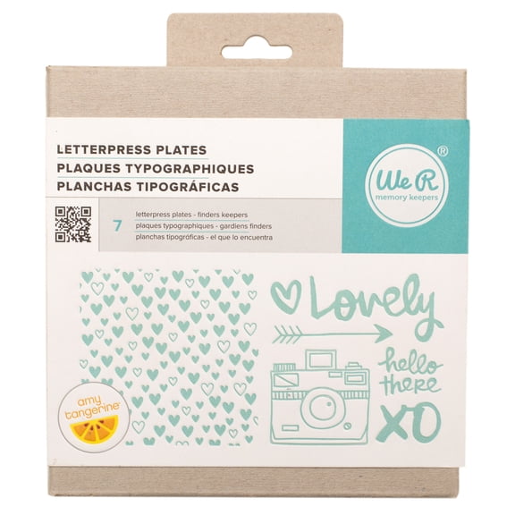 We R Letterpress Plates-Amy Tan Finder's Keepers