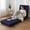 Navy Blue, variant on Long Floor Cushion Large Floor Cushion with Brushed Cotton 74.8 x 27.5 x 3.15 in Jumbo Lounger Pillow for Outdoor Indoor Bay Window Meditation Yoga Reading Sleeping(1 Pc,Cream White)