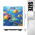 thumbnail image 2 of Bathroom Scale, Highly Accurate Digital Body Scale,Precisely Measures Weight up to 400 lbs-Vibrant And Colorful Scene Of Underwater World, 2 of 4