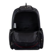 Eastsport Unisex Limited Viper Tech Backpack, Black/Red