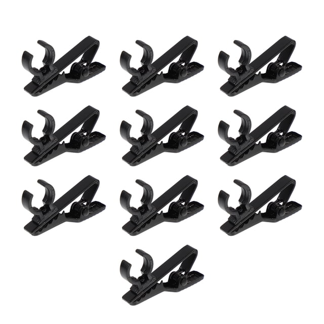 Miangastore 10 Pcs Clips de Microphone Lavalier Accessoires de Microphone