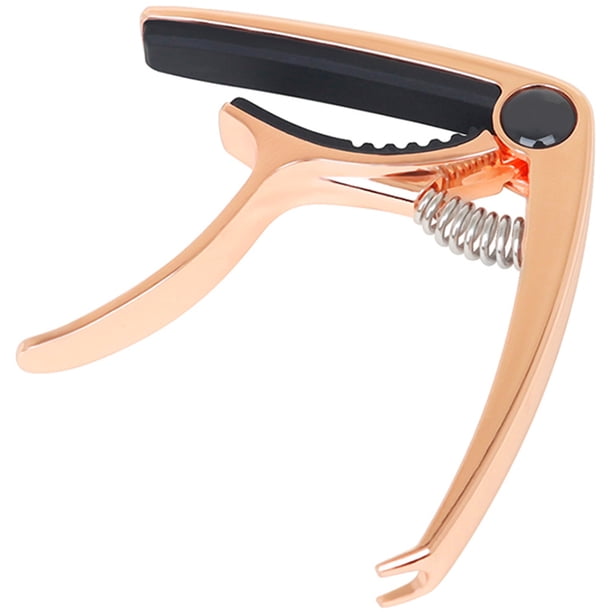 OHOIOLLA Accesorio De Guitarra Capo Portátil En Rosa Oro Con Ajuste Preciso Para Uso Acústico Y Eléctrico