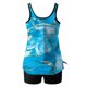 thumbnail image 3 of Traje de baño de 2 piezas para mujer, trajes de baño para mujer, traje de baño de dos piezas con estampado y lazo para mujer de tallas grandes, shorts de baño para mujer, 3 of 3