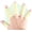 Yellow, variant on 2 Pair Silicone Swimming Gloves Finger Frog Type Webbed Aquatic Training Water Resistance Fitness Paddle Aerobics for Men Women Kids
