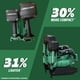 thumbnail image 5 of Metabo HPT - Clavadora inal&aacute;mbrica multivoltios de 18 V, Incluye bater&iacute;a de Iones de Litio de 1-18 V, 3.0 Ah, acepta Clavos Brad de 18 GA de 5/8 Pulgadas a 2 Pulgadas Metabo HPT NA, 5 of 8