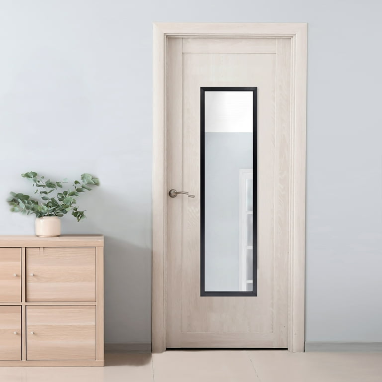 Mainstays 13.5" x 49.5" Full-Length Rectangular Black Mirror