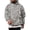 Light Gray, variant on men's leopard print hoodie, retro animal print pullover sweatshirt, vintage casual hooded top with pocket, brown cheetah pattern fleece jumper, streetwear graphic hoodie for men, cozy winter warm