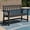 Classic Black, variant on CIOKEA 48”Outdoor Bench for 2-Person, HDPE Garden Bench with 550 lbs Weight Capacity, All-Weather Fade-Resistant Patio Benches for Garden, Porch, Backyard and Park, Blue