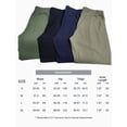 thumbnail image 6 of HISDERN Mens Black Shorts 7.8 In Inseam Drawstring Waist Quick Dry Athletic Shorts with Deep Pockets, 6 of 10