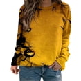 FUELEGO Sweatshirts For Women Women'S Halloween Pumpkin Hoodie Crewneck