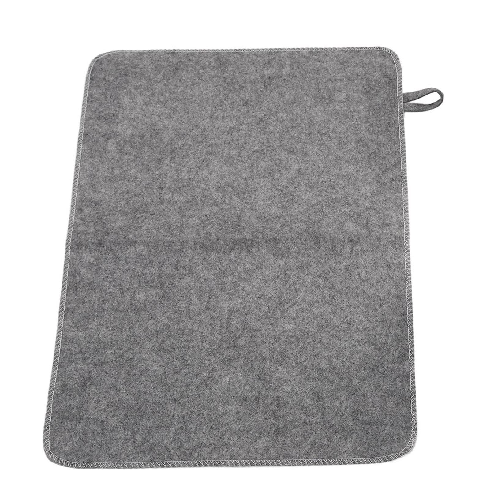 Tapis d'Isolation Thermique en Feutre Absorbant l'Eau pour Sauna Maison de Bain Douche