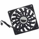 thumbnail image 5 of Ventilador de CPU ultrafino F12012 para computadora de escritorio (4 pines, negro), 5 of 14