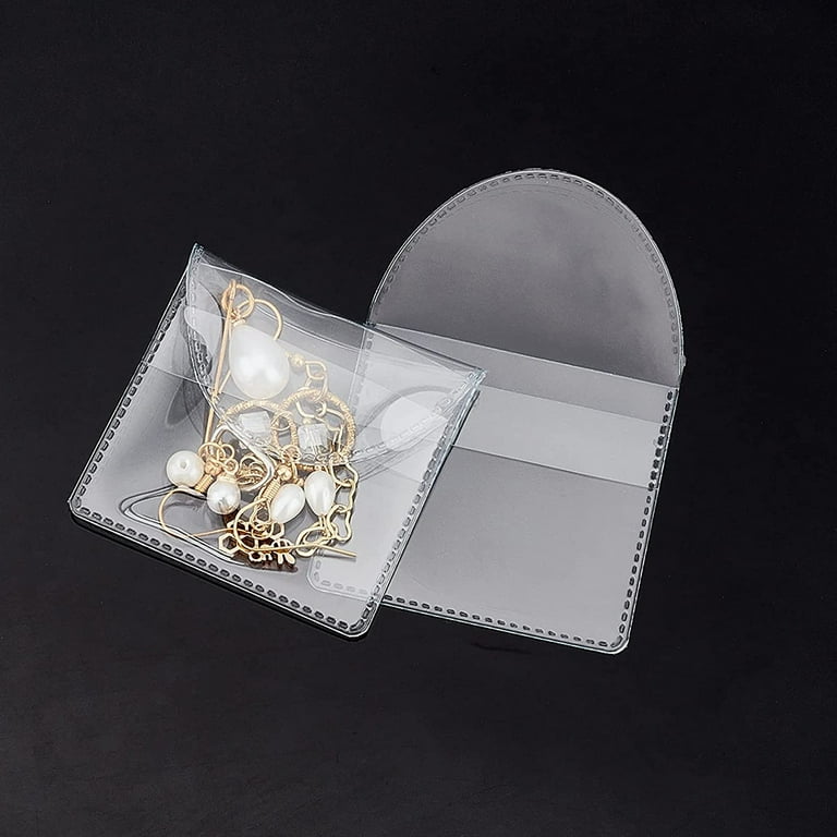 Cpolebev 100 Pièces Porte-Monnaie à Poche, Porte-Monnaie Individuels En Plastique Transparent De 2 Pouces, Petits Manchons Pour Pièces De Monnaie, Installation Facile, Facile à Utiliser