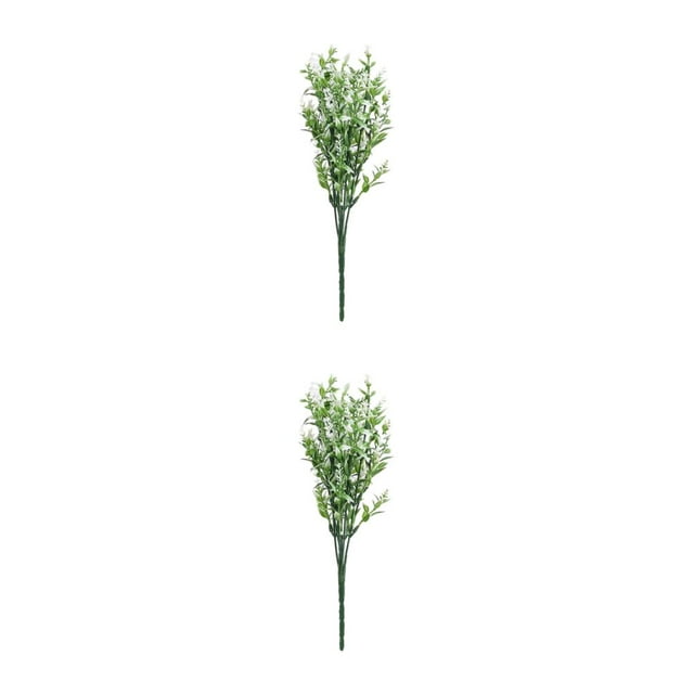 ZheElen 2x Artificial Plant Versatile And Wide Range Of Uses For Any Space Realistic white 2Set