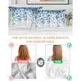 thumbnail image 3 of Blue Eucalyptus Leaves Pillow Cases Standard Size Set of 2, Smooth Satin Pillowcase for Hair and Skin, Summer Botanical Weeping Decorative Cooling Bed Pillow Covers with Zipper, 20x26 Inches, 3 of 5