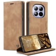 thumbnail image 4 of Retro Leather Wallet Case for FOXDOCK Redmi Note 15 Pro 4G – Shockproof, Card Slots – Yellow, 4 of 5
