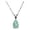 Green, variant on Elegant Opal Pendant Necklace for Women - Droplet Jewelry in Five Styles Fashionable and Ready to Shine, 1.45CM, Purple