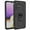 Black, variant on Dteck Case For Samsung Galaxy A32 4G (6.4 inches) 2021 Released,Shockproof Rubber Armor Case Hybrid Rugged Hard PC Back Phone Ring Kickstand Cover without Screen Protector,Black