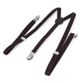 thumbnail image 2 of INSPIRE CHIC Unisex Halloween Y-Shaped Adjustable Clip Suspenders Strap Pant Braces Brown, 2 of 2
