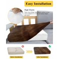 thumbnail image 5 of Retro Wooden Board Couch Cushion Covers Stretch, Washable Sofa Seat Covers Individual Seat Cushion Sofa Slipcovers Western Country Farmhouse Brown Wood Couch Cover Furniture Protector S-1PCS, 5 of 7