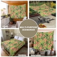 thumbnail image 6 of Palm Tree Tropical Tapestry for Bedroom Wall Hanging Tapestry, Pink Summer Green Botanical Ceiling Backdrop Tapestries Poster Blanket Wall Decor for Teens Room Living Room Dorm 51" x 59", 6 of 8