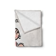 thumbnail image 2 of Mother Soft Flannel Fleece Blanket, Happy Mothers Day Cartoon Illustration with a Son and a Daughter Family Themed Print, Cozy Plush for Indoor and Outdoor Use, 50" x 70", Multicolor, by Ambesonne, 2 of 5