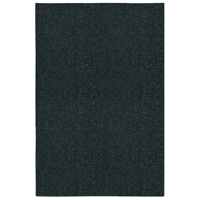 Saturn Collection Pet Friendly Indoor Outdoor Area Rug Dark Green - 4' x 6'