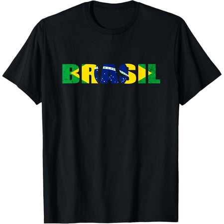 Playful Comfort Tee - Brasil Brazilian Flag Brazilian Roots Brazilian Pride Brazil T-Shirt