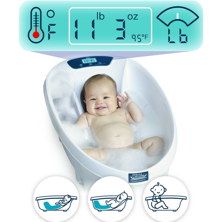 Baby Patent Aqua Scale 3-in-1 Infant Tub, Digital Scale Water