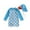 czb# Blue447, variant on CUZIBR Boys Swimsuit Boys 2 Piece Swimsuit Full Zip Striped Long Sleeve Rash Guard Onesize Bodysuit With Hat Cozy Sun Protection Bathing Suit,Blue,6-12 Months
