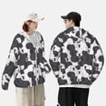 thumbnail image 4 of Fotbe Black And White Sheeps Chaqueta con Protección Solar UPF 50+ para Hombre y Mujer, Camisa con Capucha y Bolsillos-Medium, 4 of 6