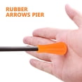 thumbnail image 4 of ORDDIART 10Pcs Wear Resistant Rubber Arrow Tips in Orange for Archery Accessories and Practice, 4 of 5
