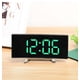 thumbnail image 2 of Reloj despertador digital para dormitorios: pantalla LED grande de 7" con atenuador, función de repetición, luz nocturna de 7 horas, fácil de configurar, cargadores USB, respaldo d, 2 of 3