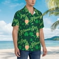 thumbnail image 5 of Kll Men'S Hawaiian Shirt Short Sleeve Button Down Beach Shirts-St Patrick'S Day9, 5 of 8