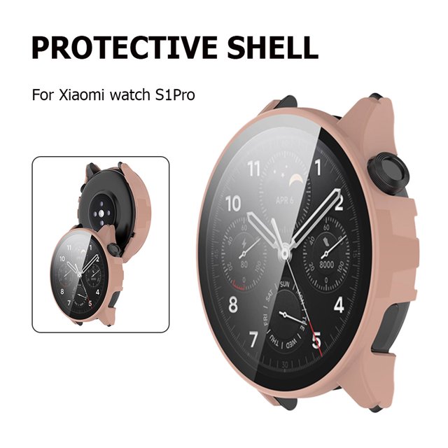Escudo Protector Práctico estuche protector antiarañazos Marco de estuche protector para Xiaomi Watch S1 Pro