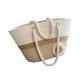 thumbnail image 1 of Bolso de mano tejido para playa jinwen Flor Caqui, 1 of 8
