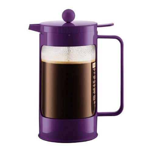 Bodum Bean French Press Coffeemaker with Locking Lever Lid, 8-Cup (34