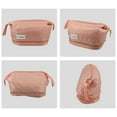 thumbnail image 7 of Unique Bargains Floral Makeup Bag Zipper Flower Cosmetic Pouch Pink, 7 of 7