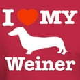 thumbnail image 3 of CafePress - I Love My Weiner Dark T Shirt - Men's Classic Graphic Cotton T-Shirt, 3 of 4