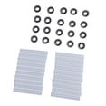 thumbnail image 1 of Charnière de Porte de Garage Manchons à Rouleau Silencieux, Haute Résistance 20 Ensembles Écrous de Manche Résistance à l'Usure 11mm ID pour Voitures RV Portes de Garage, 1 of 7