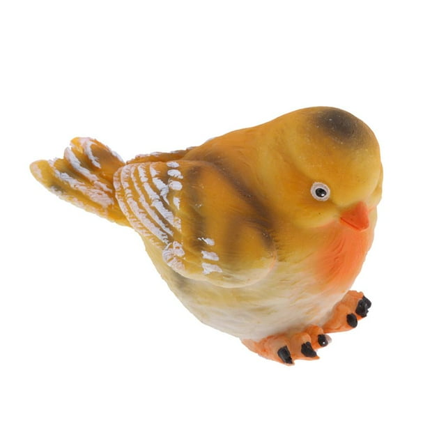 Pájaro De Para La Decoración Ornamentos Del Jardín para hogar Del Escritorio Del Juguete En Pájaro 9 shamjiam Escultura de aves de resina