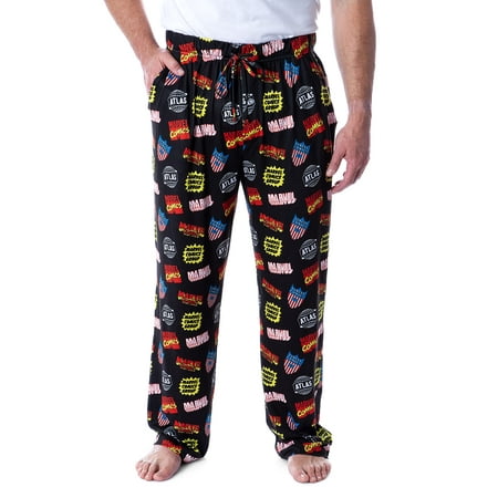 Marvel Mens' Classic Logos Allover Loungewear Pajama Pants | Walmart Canada