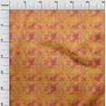 thumbnail image 2 of oneOone Velvet Medium Yellow Fabric Batik Fabric For Sewing Printed Craft Fabric By The Yard 58 Inch Wide, 2 of 5