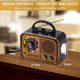 thumbnail image 3 of Radio Retro Bluetooth Recargable Usb Portátil, 3 of 4