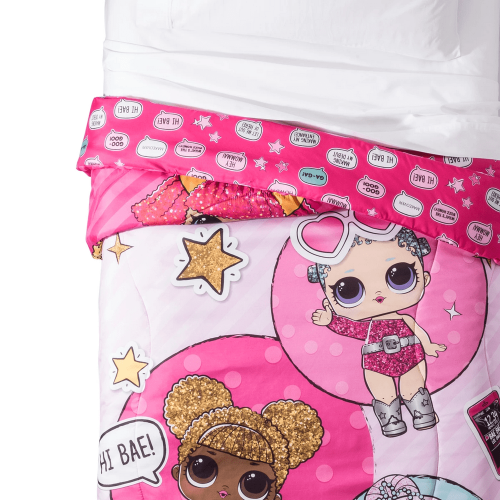 LOL.Surprise! Reversible Twin Glitterful Comforter
