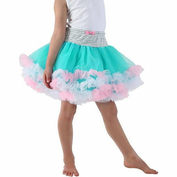 Tutu, Jona Michelle Girls' Tutu Skirt, Turquoise, Size Small (4-4T)