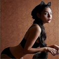 thumbnail image 5 of Lace Cat Ear Headband Sexy Female Lace Cat Ear Headband Hair Accessories (black), 5 of 5