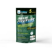 Oxy-tabs Powerful Extra Strength Drain and Pipe Cleaner Tablets - 5 counts